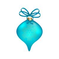 Christmas  - Blue ornament Christmas On Transparent Background png