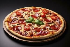 AI generated Best Pizza Ever. AI Generated photo