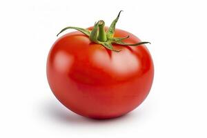 AI generated Tomato isolated on white background. AI Generated photo