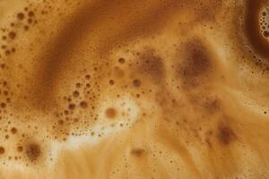 AI generated Coffee foam texture. AI Generated photo