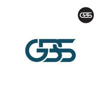 Letter GBS Monogram Logo Design vector