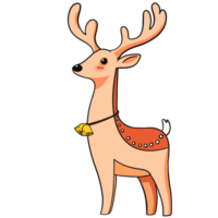 cute reindeer character png
