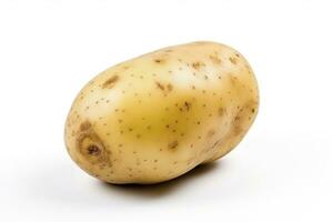 AI generated Potato isolated on white background. AI Generated photo