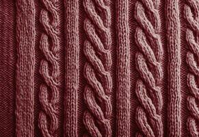 AI generated Knitted sweater texture, background with copy space. AI Generated photo