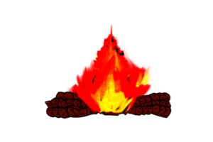 icône de Feu fosse png