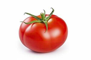 AI generated Tomato isolated on white background. AI Generated photo