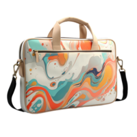 ai generiert Laptop Tasche auf transparent Hintergrund png Bild