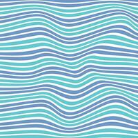 modern simple abstract seamlees cool color horizontal line distort wavy pattern art vector