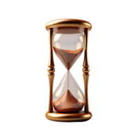 AI generated hourglass on transparent background PNG image