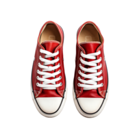 AI generated pair of new fashion shoes on transparent background PNG image