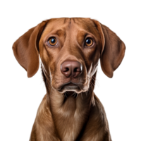 ai genererad gyllene retriever hund på transparent bakgrund png bild