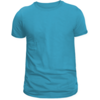 Mann im Blau T-Shirt auf isoliert Hintergrund png