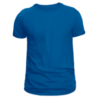 camiseta azul isolada png