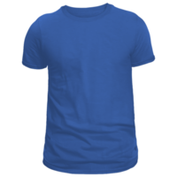 blauw t-shirt voorkant visie voor mockup png