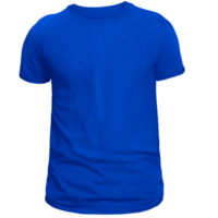 T-shirt mockup blue png
