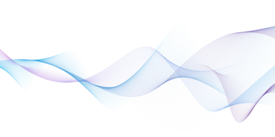 Modern abstract glowing wave background. Dynamic flowing wave lines design element. Futuristic technology and sound wave pattern. PNG file.