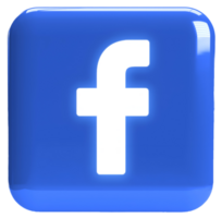 social meios de comunicação Facebook Instagram Youtube pinterest tiktok 3d logotipo curva brilhante logotipo png