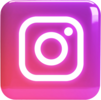 Social media facebook instagram youtube Pinterest tiktok 3d logo curve shiny logo png