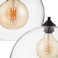 Decke Lampe Schnitt aus isoliert transparent Hintergrund png