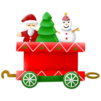 The christmas train png