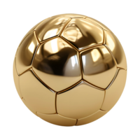 AI generated 3D Rendering of a Soccer or Football on Transparent Background - Ai Generated png