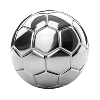 AI generated 3D Rendering of a Soccer or Football on Transparent Background - Ai Generated png