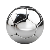 ai gerado 3d Renderização do uma futebol ou futebol em transparente fundo - ai gerado png