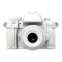 ai gegenereerd 3d renderen van een elegant camera Aan transparant achtergrond - ai gegenereerd png