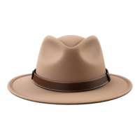 AI generated 3D Rendering of a Round Hat on Transparent Background - Ai Generated png