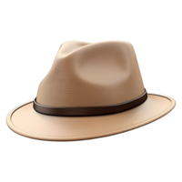 AI generated 3D Rendering of a Round Hat on Transparent Background - Ai Generated png