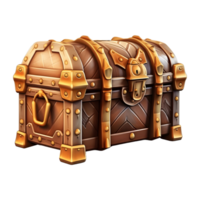 AI generated 3D Rendering of a Treasure on Transparent Background - Ai Generated png