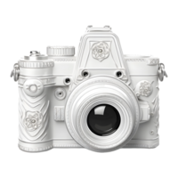 AI generated 3D Rendering of a Stylish Camera on Transparent Background - Ai Generated png