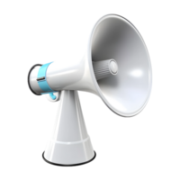 AI generated 3D Rendering of a Megaphone on Transparent Background - Ai Generated png