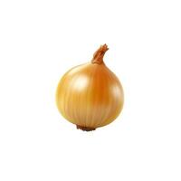 AI generated Detailed and Succulent Fresh Onion Bulb Design, Perfectly Isolated on White photo