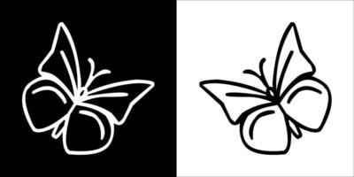 Illustration vector graphics of butterfly icon