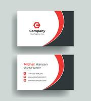 Double-sided creative Professional modern simple unique blue minimalist gold elegant vector blank vertical and clean business card design print template