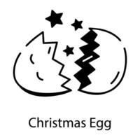 Navidad evento lineal icono vector