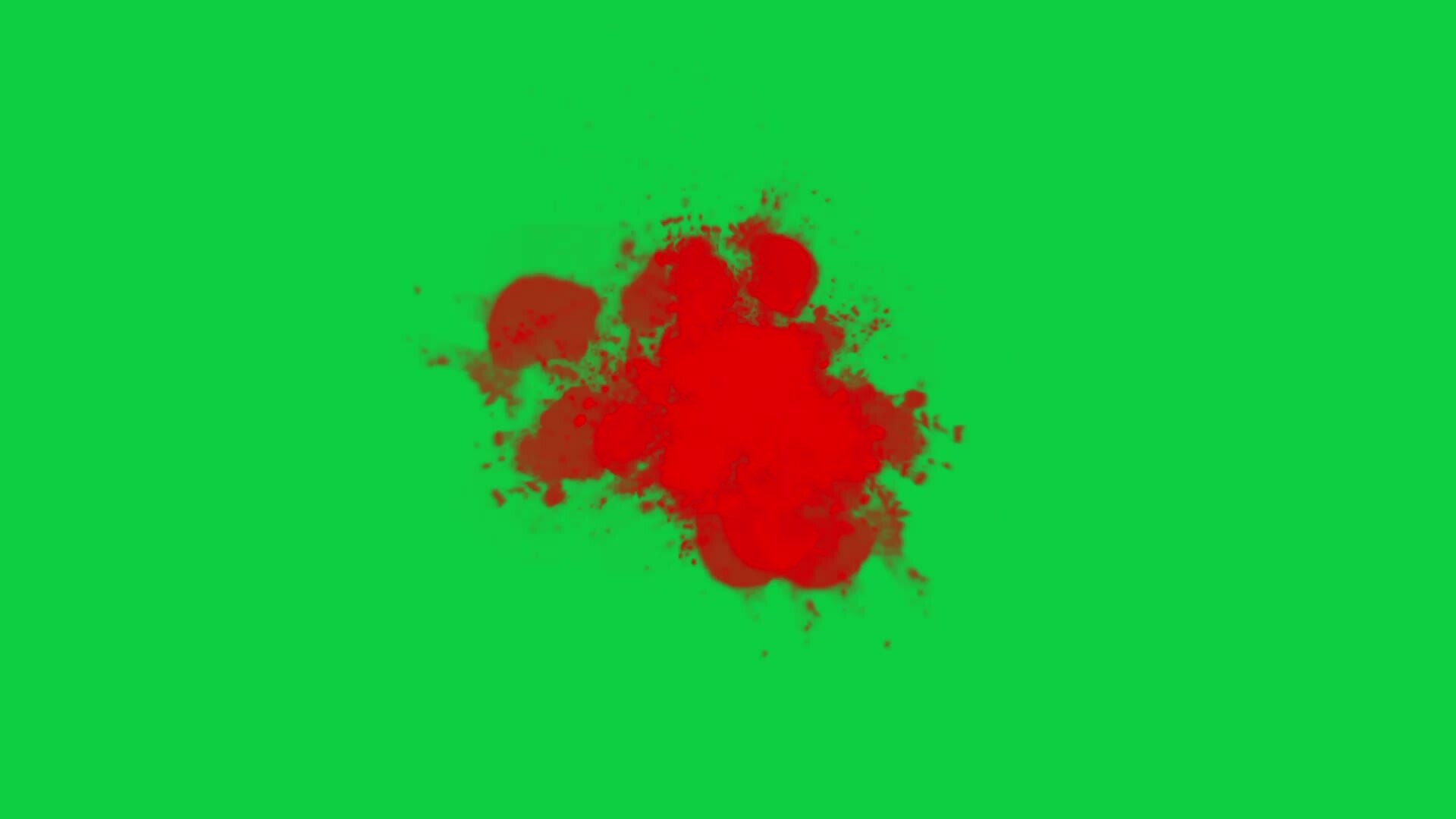 Blood splatter, splash, dripping animation effect, red color blood