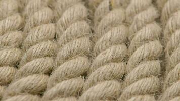 spinning looped rotating background of coiled rope video