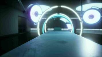 futuristic hospital MRI in clinic video