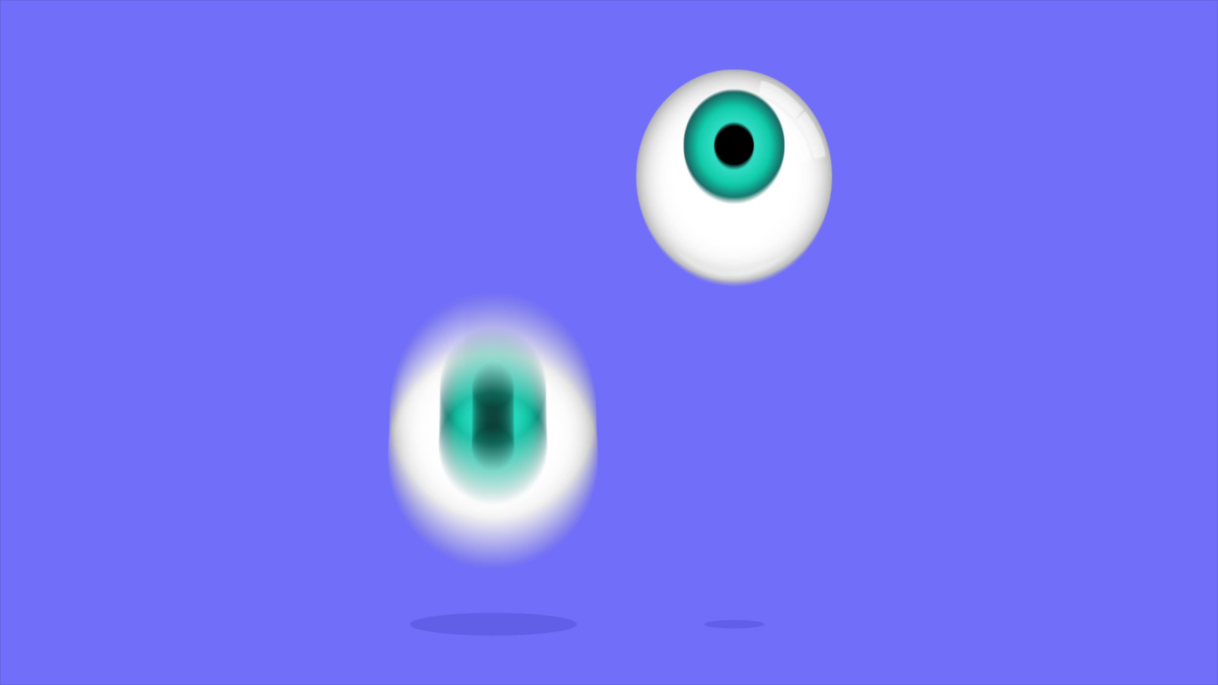 Cartoon Character Eyes Jumping 35578705 Stock Video at Vecteezy