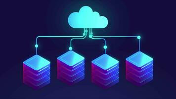 Digital Cloud Service And Data video
