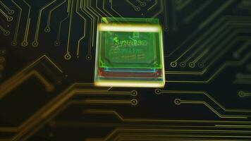 Futuristic Circuit Board Electronics Hi-Tech video