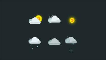 Weather Icons Loop video