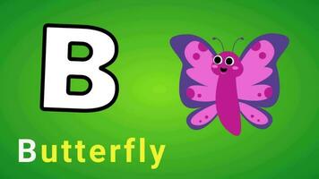 a B C animar alfabeto aprendizaje para niños a B C para guardería clase a B C alfabeto aprendizaje para niños rimas vídeo video