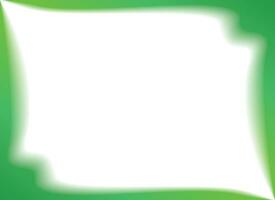 Rectangular blurred gradient green border. Vector illustration