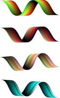 new ribbon design vector