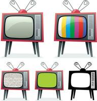 Retro TV Set vector