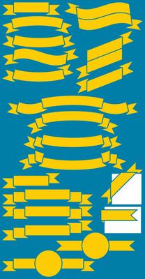 Ribbons Banner Set
