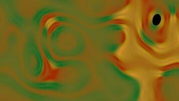 abstrato multicolorido fundo do uma looping animado iridescente reflexivo material com rodopiando textura video
